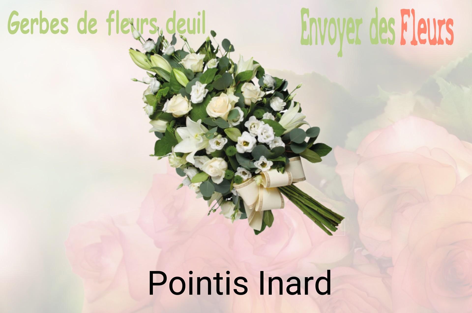 Gerbe de fleurs de deuil livrée à Pointis-Inard